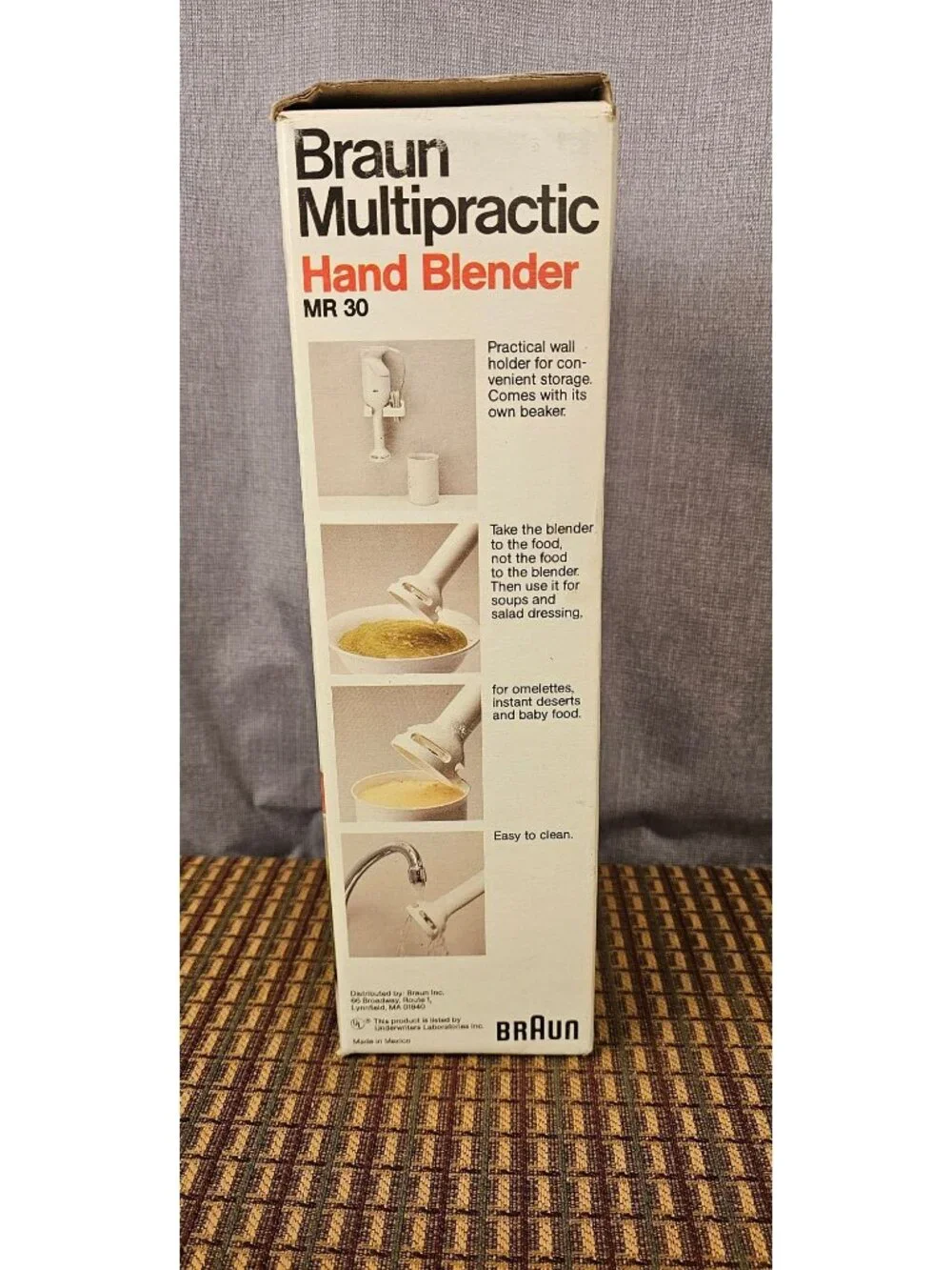 Braun Multipractic MR 30 Hand Blender With Wall Mount & Beaker
